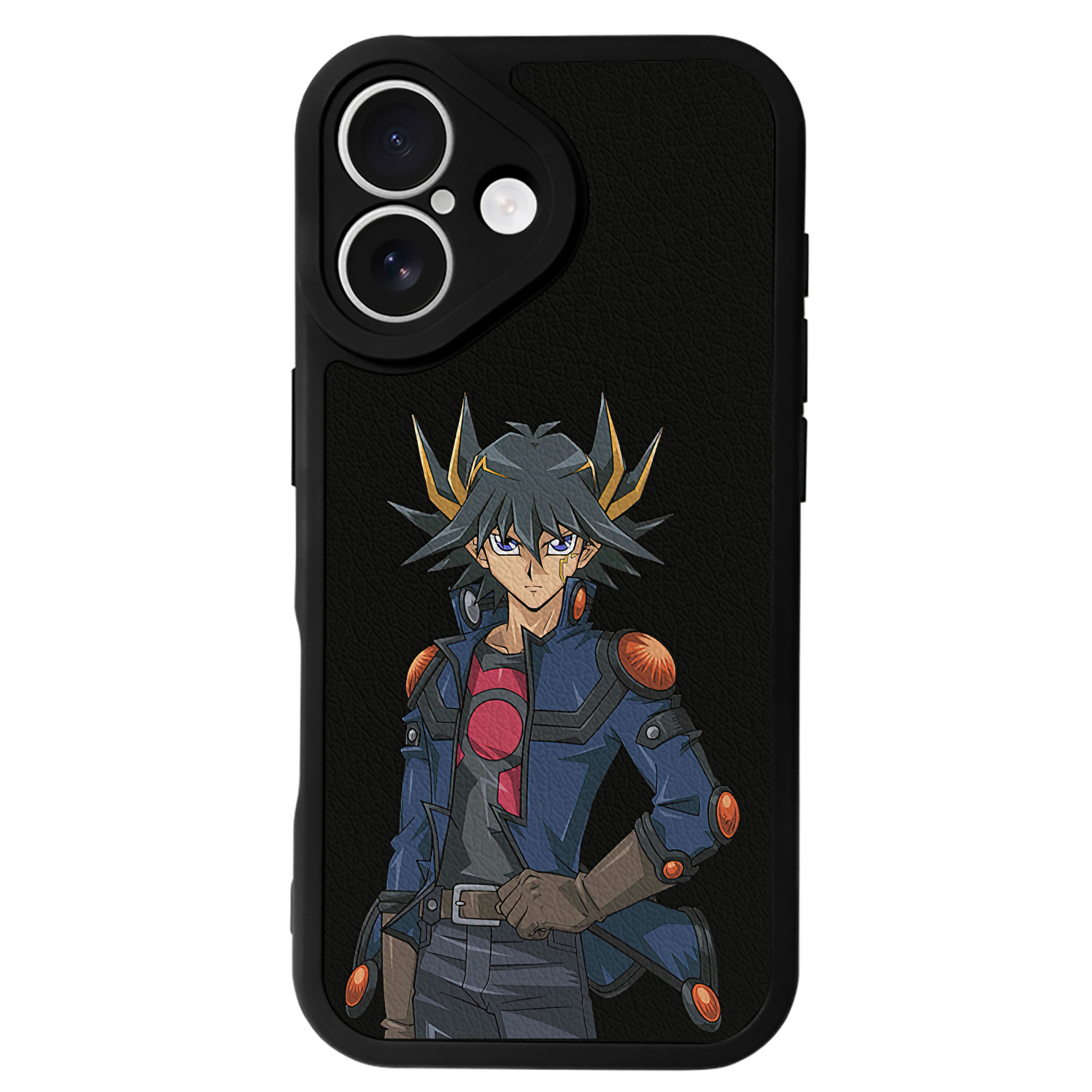 遊☆戯☆王 Yu-Gi-Oh! 【iPhone 16シリーズ対応】シリコンスマホケース（レザー調） 材質：シリコン
